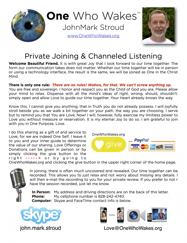 Joining w- John Mark